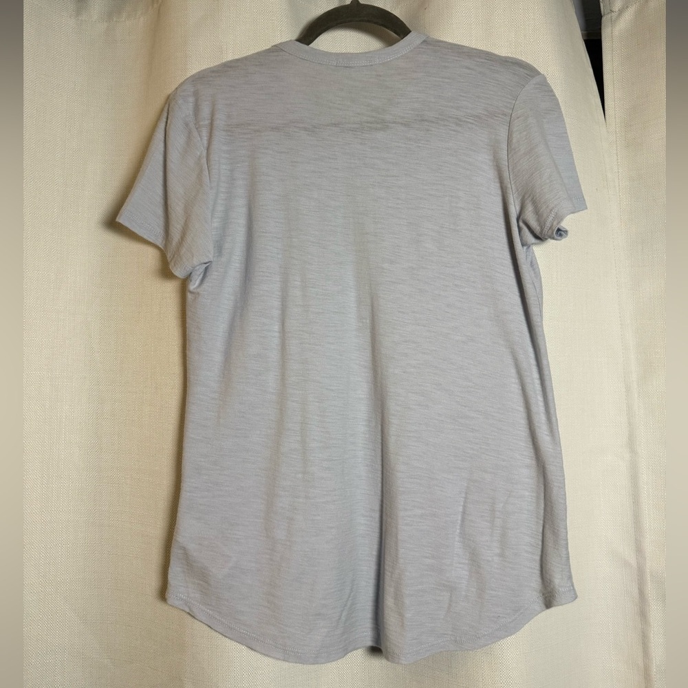 Standard James Perse Slub Cotton Jersey Light Blue T-Shirt 2 - Picture 5 of 8